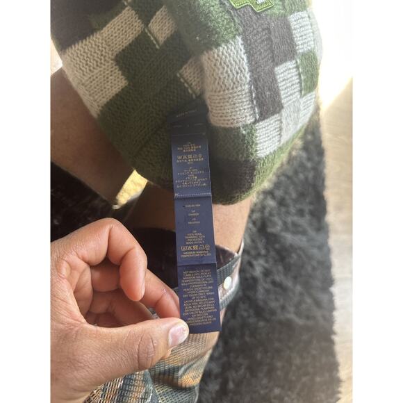 Louis Vuitton Camouflage beaded marque beanie bonnet - Picture 8 of 11